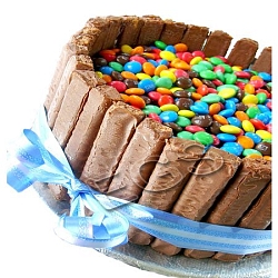 3Lbs Large MnM Craze Cake delivery to Pakistan