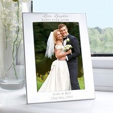 Personalised Silver Happily Ever After Photo Frame UK [United Kingdom]