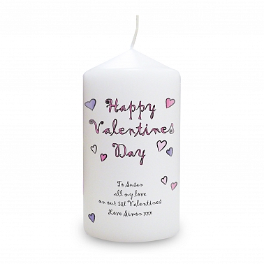 Happy Valentines Day Candle delivery to UK [United Kingdom]