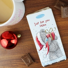 Personalised Me To You Christmas Milk Chocolate Bar