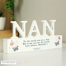 Personalised Butterfly Nan Ornament
