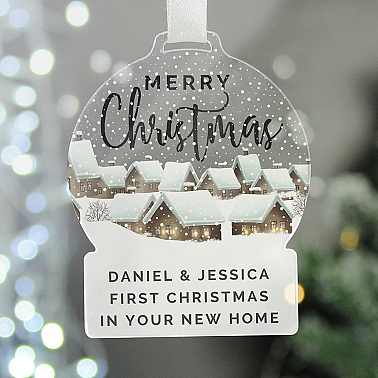 Personalised Christmas Home Acrylic Gifts UK