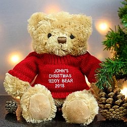 Teddy Bear in Red Jumper delivery to UK [United Kingdom]