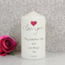 I Love You Candle delivery to UK [United Kingdom]