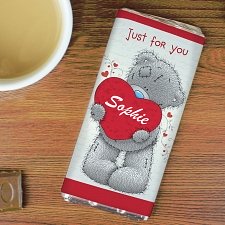 Personalised Me to You Big Heart Milk Chocolates Bar