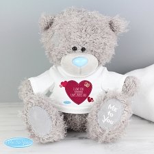 Personalised Me To You Bear with Heart T-Shirt delivery to UK [United Kingdom]