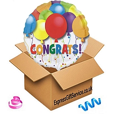 Congratulations Balloon delivery to UK [United Kingdom]