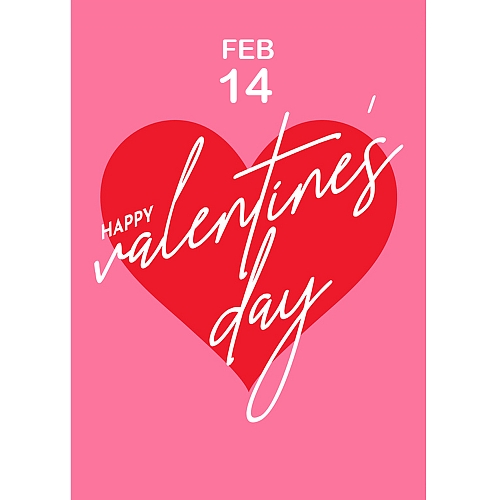 14Th Feb Happy Valentines Day Card