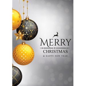 Christmas And New Year Card
