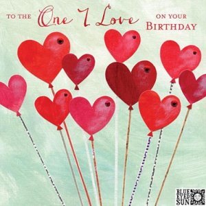 One Love Birthday Card