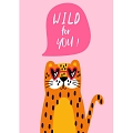 Wild For You Valentines Day Card