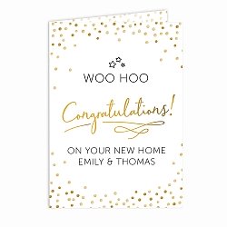 Personalised Congratulations Card Delivery to UK