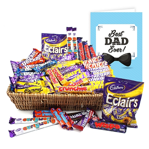 Dad Cadbury Chocolates Basket