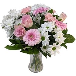 Precious Pink and White Bouquet