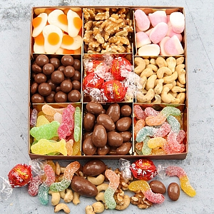 Chocolate Nuts & Sweets Gift Box Delivery UK