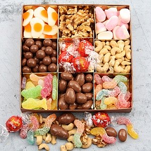Chocolate Nuts & Sweets Gift Box Delivery UK