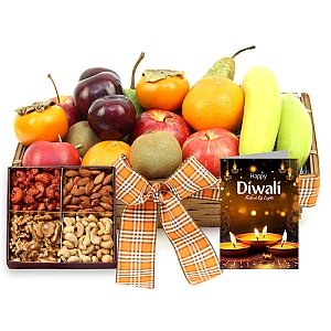 Diwali Deluxe Indulgence Fruit Basket