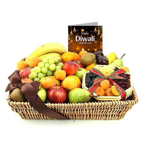 Diwali Wishful Delights Fruit Basket