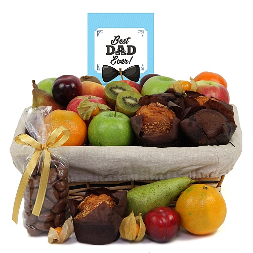 Fathers Day Fruit And Muffins Hamper