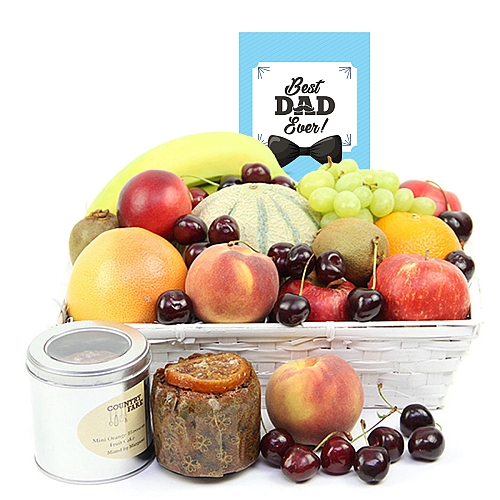 Fathers Day Fruit Fare Basket
