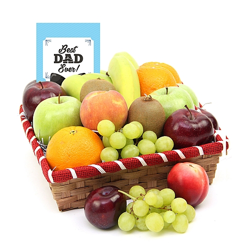 Fathers Day Nectarous Treat Fruit Basket