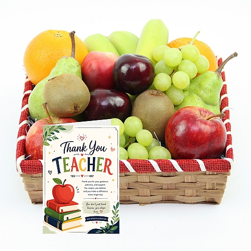Thank You Teacher Citrus Punch Fruit Basket