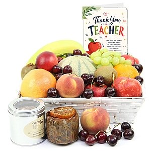 Thank You Teacher Fruit Fare Basket