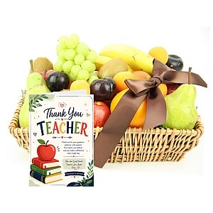 Thank You Teacher Seasonal Pick Fruit Basket
