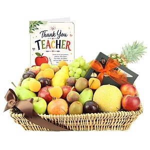 Thank You Teacher Sweet Celebration Fruit Basket