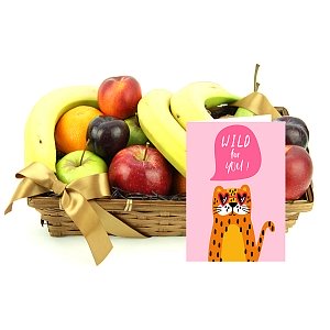 Valentine Fresh Fruit Orchard Gift Basket