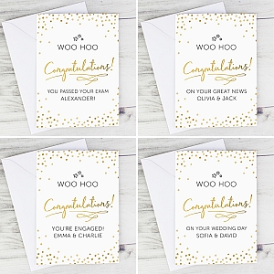 Personalised Congratulations Card Delivery to UK