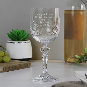 Personalised Crystal Wine Goblet