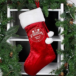 Personalised Christmas Wishes Luxury Stocking delivery to UK [United Kingdom]