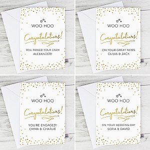 Personalised Congratulations Card Delivery to UK