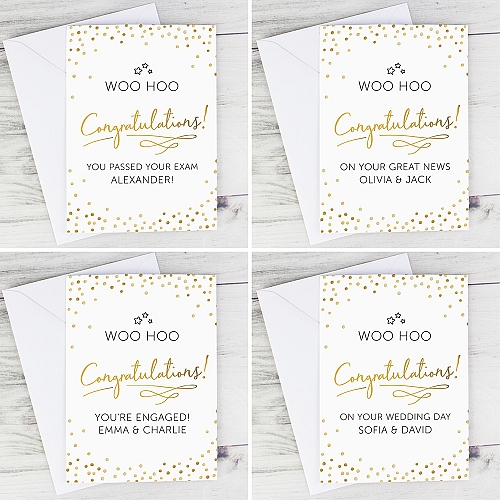 Personalised Congratulations Card Delivery to UK
