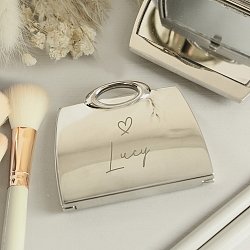 Personalised Handbag Compact Mirror