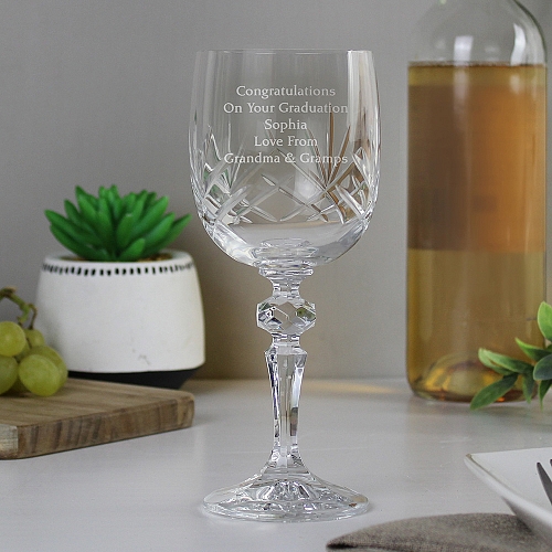 Personalised Crystal Wine Goblet