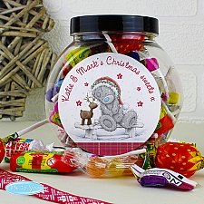 Personalised Me To You Reindeer Sweet Jar delivery to UK [United Kingdom]