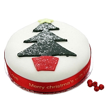 Christmas Tree Fruit Cake delivery UK