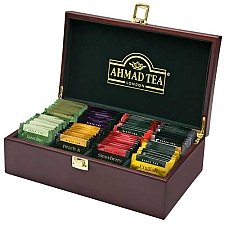 Ahmad Tea Wooden Tea keeper Box Delivery to UK