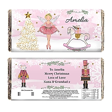 Personalised Sugar Plum Fairy Milk Chocolate Bar Delivery to UK