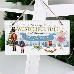 Personalised Nutcracker Wooden Sign Delivery to UK