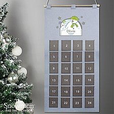 Personalised The Snowman Advent Calendar Delivery to UK