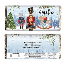 Personalised Nutcracker Milk Chocolate Bar Delivery to UK