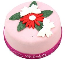 Birthday Butterfly Flowers Cake For Girl delivery to UK [United Kingdom]