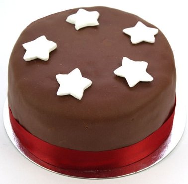 Chocolate Star Cake delivery to UK [United Kingdom]