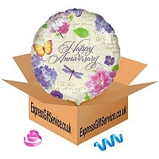 Anniversary Floral Balloon Delivery UK