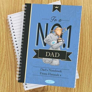 Personalised Me to You No1 Paperback A5 Notebook Delivery to UK