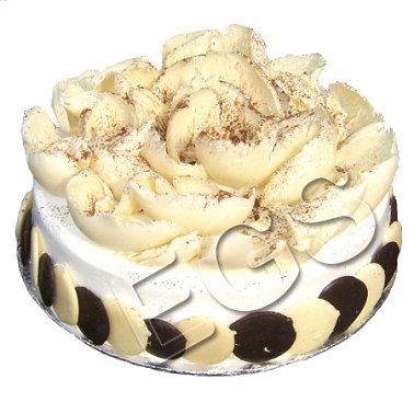 2lbs Designer White Chocolate Leaf cake from Serena Hotel delivery to Pakistan